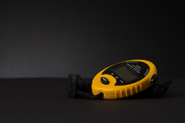 yellow stopwatch