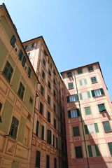 Fototapeta na wymiar Häuser w Camogli