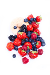 Mix of juicy berries