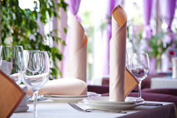 interior of the restaurant