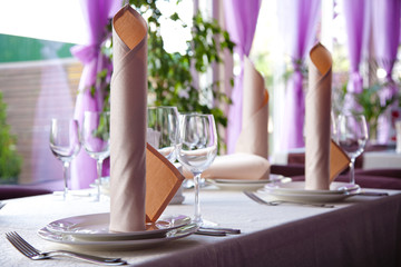 interior of the restaurant