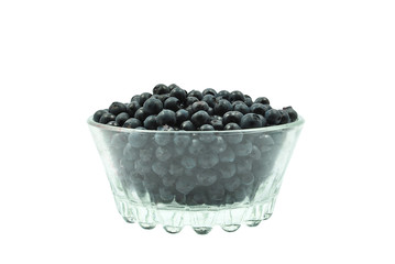 borówki w szklanym naczyniu © slawek_zelasko
