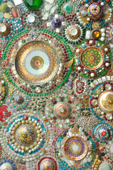 ceramic broken tile wall background