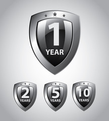 Naklejka premium years shields