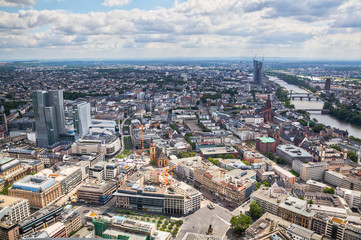 Luftansicht von Frankfurt am Main