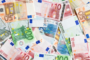euro banknotes