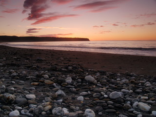 Obraz premium The coast on the west side of south New Zealand Island