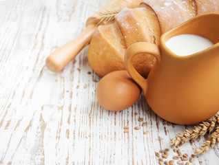milk and bread