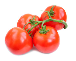 Tomatoes, basil and garlic