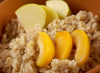 Oat porridge with  fruit