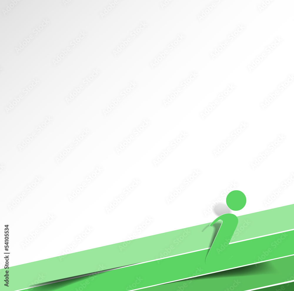 Wall mural modern information technology design banner template