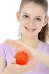 Ergotherapie mit Igelball