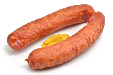 Ein Paar polnische Würstchen