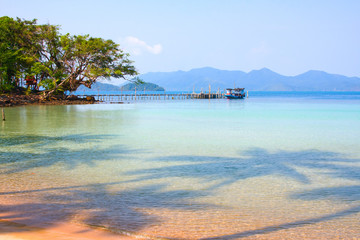 Beautiful beach and tropical sea, Thailand.