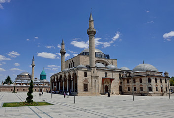 Selimiye Mosque and Mevlana  sufi center in Konya