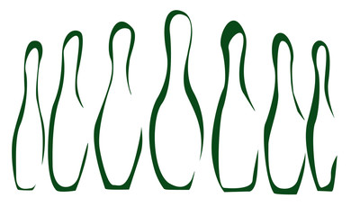 cartoon illustration of skittles