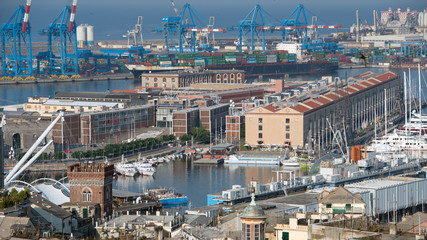 Genoa old harbor