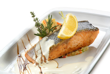 salmon steak