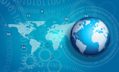 Infographic template for statistic data visualization.