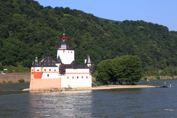 Fototapeta na wymiar Burg Pfalzgrafenstein (Sommer 2013)