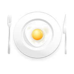 plate of scrambled eggs