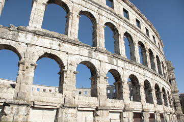 Fototapeta premium Anfiteatro de Pula en Croacia