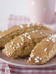 Slice of bun (donut Romagna)