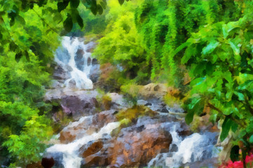 Fototapeta premium Waterfall