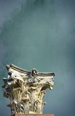 Old greek column