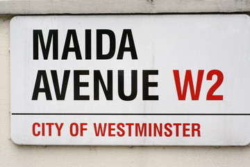 Maida Avenue street sign 