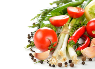 Vegetables and spices