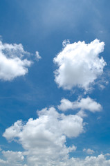blue sky clouds background