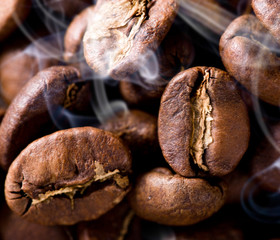 Coffee beans background
