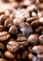 Coffee beans background