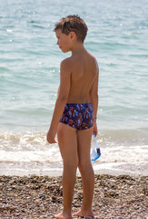 child having fun on the beach 9