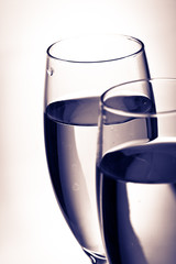 flutes of champagne