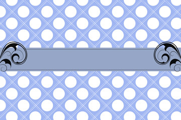 Obraz premium Blue polkadots