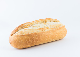 Bread isolated on white background