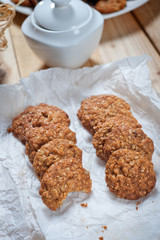Diet and healthy muesli cookies