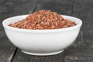 red rice in a bowl on the table