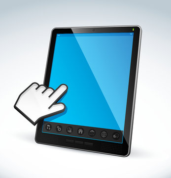 tablet pc ordinateur tactile curseur
