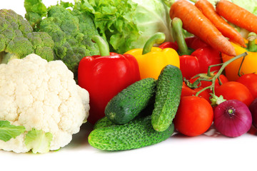 Fresh vegetables close up