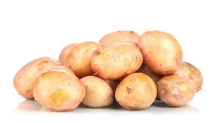 Potato isolated on white