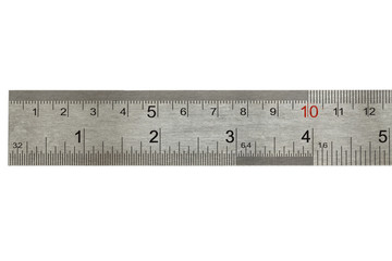 Metal thirty centimeters ruler