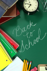 Back to School Items With Copy Space