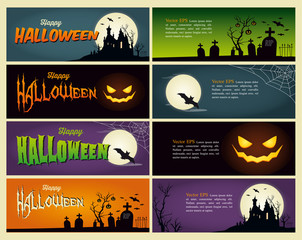 Happy Halloween banner - 54137318