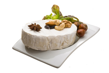 Fresh soft brie cheese