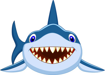 Obraz premium Cute shark cartoon