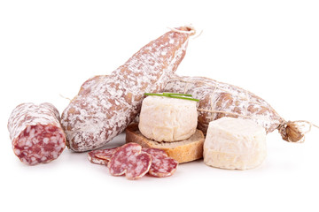 sausage and goat cheese