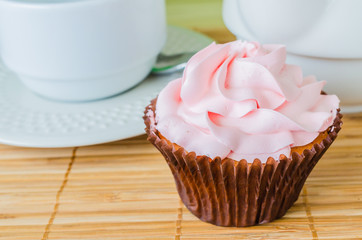 Pink cupcake